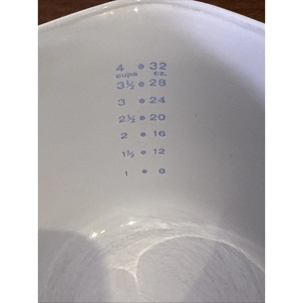 Corning Ware Blue Cornflower Sauce Maker 1 Quart Measuring 4 Cups 32 oz